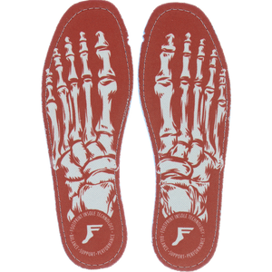 Footprint Kingfoam Skeleton Red 6-6.5 Insole | Universo Extremo Boards Skate & Surf