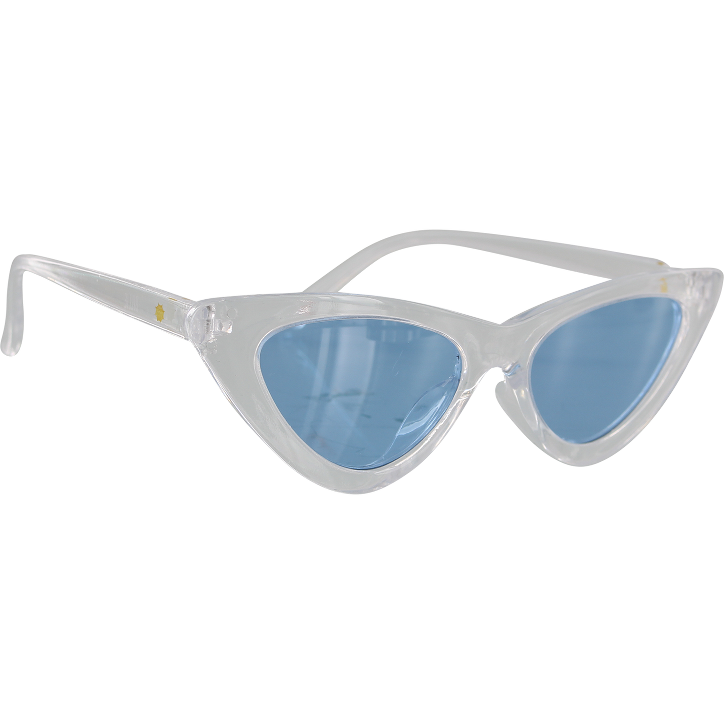 Glassy Billie Clear/Blue Sunglasses Polarized