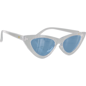 Glassy Billie Clear/Blue Sunglasses Polarized