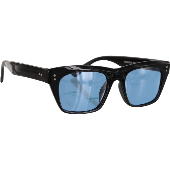 Glassy Santos Black/Blue Sunglasses Polarized