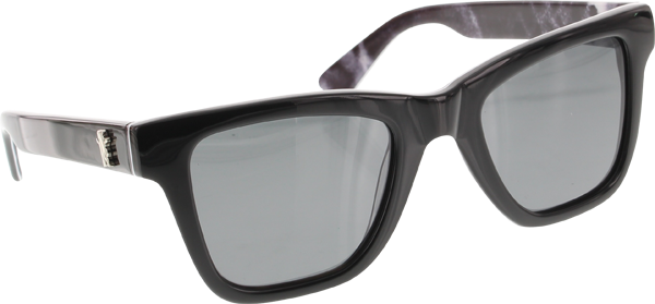 Grizzly New Wave Black/White Sunglasses