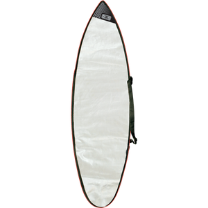 O&E Ocean & Earth Barry Gusset Compact Shortboard Cover 7'4" Silver