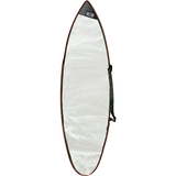 O&E Ocean & Earth Barry Gusset Compact Shortboard Cover 7'4" Silver