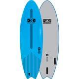 O&E Ocean & Earth Ezi-Rider Softboard 5'6" Blue - Surfboard