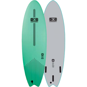 O&E Ocean & Earth Ezi-Rider Softboard 5'6" Turquoise - Surfboard