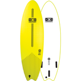 O&E Ocean & Earth Ezi-Rider Softboard 6'0" Lime Electric Yellow - Surfboard