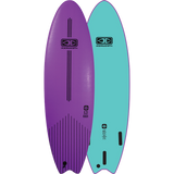 O&E Ocean & Earth Ezi-Rider Softboard 6'0" Mauve - Surfboard