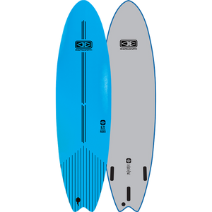 O&E Ocean & Earth Ezi-Rider Softboard 7'0" Blue - Surfboard