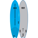 O&E Ocean & Earth Ezi-Rider Softboard 7'0" Blue - Surfboard