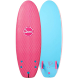 Penny Softboard 4'10" Twin Fin Neon Sunset Pink/Blue - Surfboard