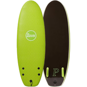 Penny Softboard 4'10" Twin Fin Teenage Mutant Green - Surfboard