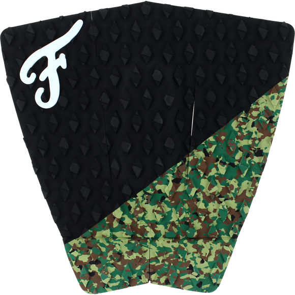 Famous Port Black/Camo Surfboard Traction Pad - 3 PIECES | Universo Extremo Boards Surf & Skate