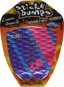 Sticky Bumps Lucas Angulo Traction-Pink/Purple/Turquoise