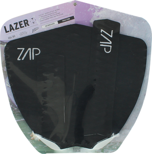Zap Lazer Tail and Arch Bar Traction Pad Set Black | Universo Extremo Boards Surf & Skate