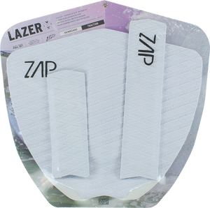 Zap Lazer Tail and Arch Bar Traction Pad Set White | Universo Extremo Boards Surf & Skate
