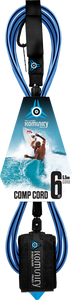 Komunity Project 6' Comp Surfboard Leash 6mm -  Blue  | Universo Extremo Boards Surf & Skate