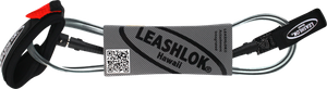 Leashlok Competition Surfboard Leash 6' Black  | Universo Extremo Boards Surf & Skate