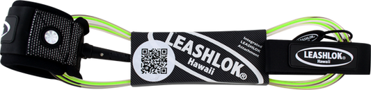 Leashlok Team Surfboard Leash 7' Green  | Universo Extremo Boards Surf & Skate