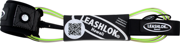 Leashlok Team Surfboard Leash 7' Green  | Universo Extremo Boards Surf & Skate
