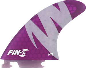 Fin-S Hi-1 Honeycomb Purple 3 Fins Surfboard FIN  -  SET OF 3PCS