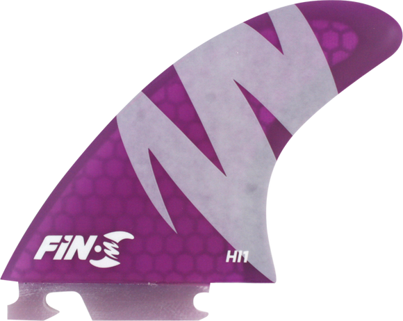 Fin-S Hi-1 Honeycomb Purple 3 Fins Surfboard FIN  -  SET OF 3PCS