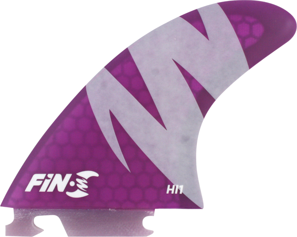 Fin-S Hi-1 Honeycomb Purple 3 Fins Surfboard FIN - 3PCS SET