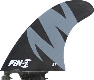 Fin-S S-7 Honeycomb Black/Grey 3 Fins Surfboard FIN - 3PCS SET