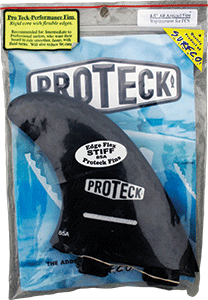 Proteck Perform Fcs Thruster 4.5 Black Surfboard FIN  -  SET OF 3PCS