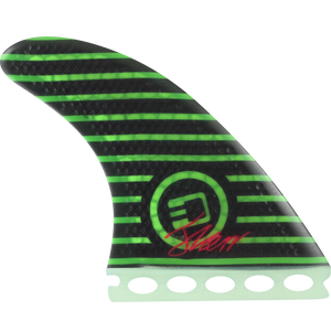 3D xds Full-Base 7.0 Stripeout Surfboard FIN  -  SET OF 3PCS