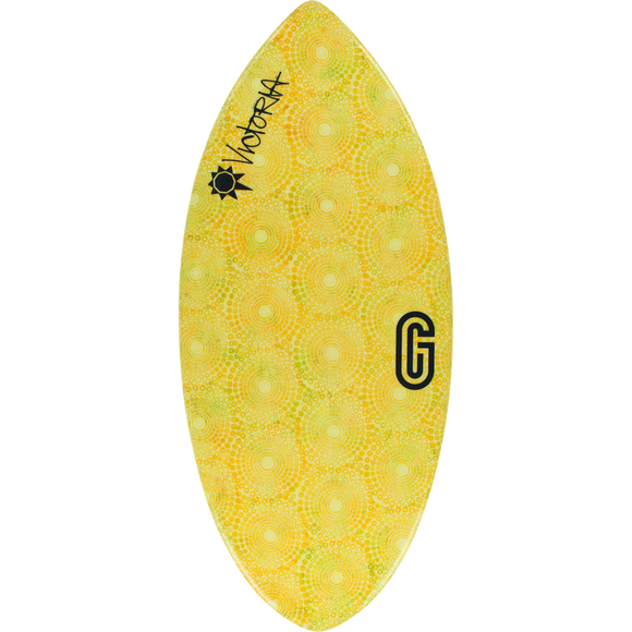 Victoria Grommet Small 46x18 Pineapple Skimboard  | Universo Extremo Boards Surf & Skate