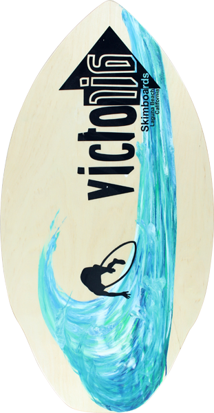 Skimboard Victoria Woodie [Large] 41.6x21.3 Blue Skimboard| Universo Extremo Boards