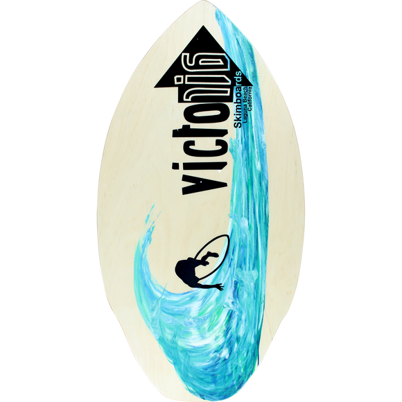 Victoria Woodie XL 43.8x22.2 Blue Skimboard  | Universo Extremo Boards Surf & Skate