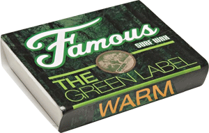 Famous Green Label Warm Single Bar Wax Organic