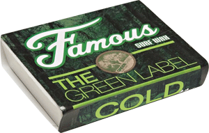 Famous Green Label Cold Single Bar Wax Organic