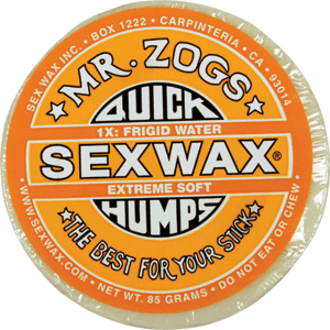 Mr. Zogs Quick Humps Sex Wax 1X Yellow - Extreme Soft - Single Bar