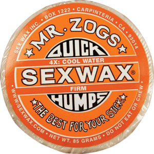 Mr. Zogs Quick Humps Sex Wax 4X Orange - Firm - Single Bar