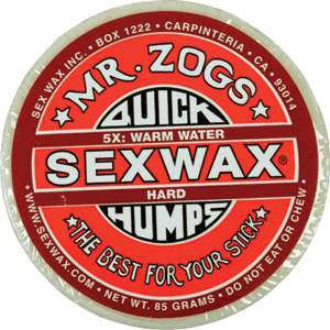 Mr. Zogs Quick Humps Sex Wax 5X Red - Hard - Single Bar