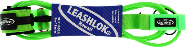 Leashlok SUP MEGA Surf 10' Leash Green 9mm thick | Universo Extremo Boards Surf & Skate