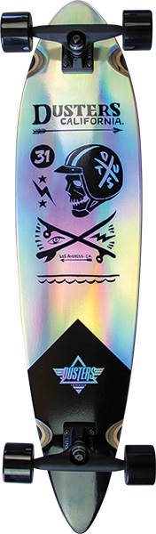 Dusters Moto Cosmic Complete Skateboard -8.75x37 Holographic 
