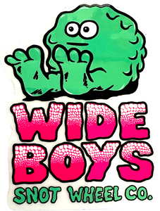 Snot Wide Boys Sticker 2.25x3.12" Pink