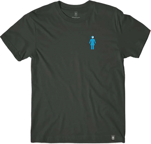 Girl Dialog T-Shirt - Size: LARGE Tar Black