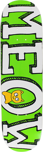 Meow Logo Skateboard Deck -8.25 Green DECK ONLY