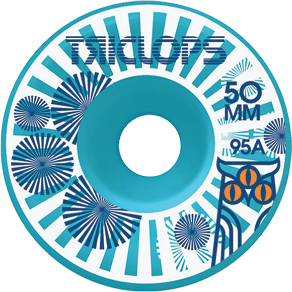 Triclops Burst 50mm 95a Blue Skateboard Wheels (Set of 4)