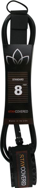 Stay Covered Standard 9' Leash Black