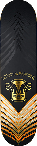 Monarch Bufoni Horus Skateboard Deck -8.37 Black/Gold/Orange R7 DECK ONLY