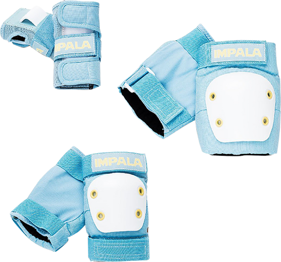 Impala Kids Protective Pack Pads Jr S-Sky Blue/Yellow 