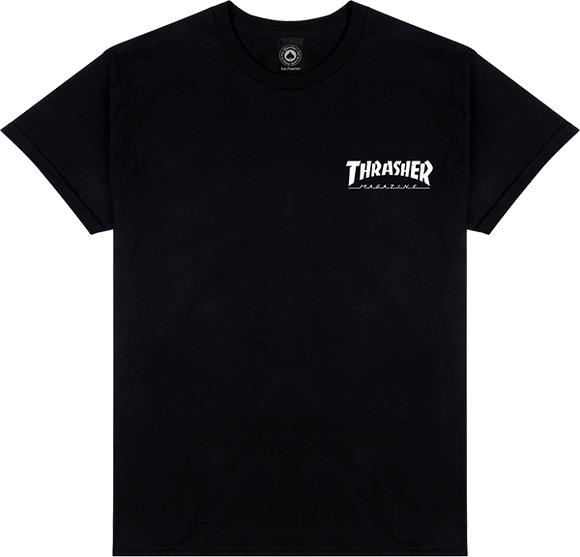 Thrasher Little Thrasher T-Shirt - Size: SMALL Black