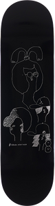 5boro Marx/Nardelli Ny Heads Skateboard Deck -8.375 Black DECK ONLY