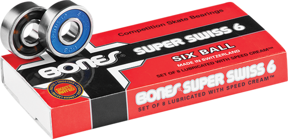 Bones Wheels Super Swiss 6 Ball (Single Set) Bearings