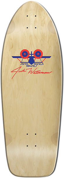 Sma Jack Waterman Skateboard Deck -11x31.5 Natural DECK ONLY